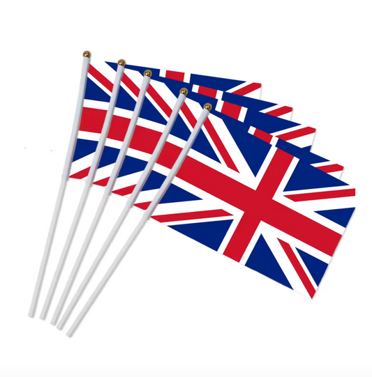 UNION JACK WAVING FLAG - 5 pack